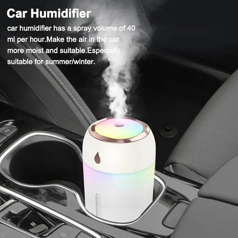 Air Humidifier Electric Aroma Diffuser LED Cool Light Mist For Home.