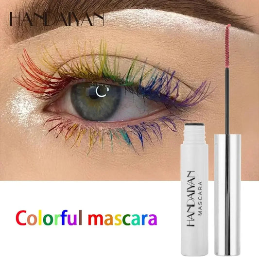 Long Lasting Colorful Mascara Waterproof Curling Cream Party Stage Makeup For Enhanced Red Blue White Eye Lashes