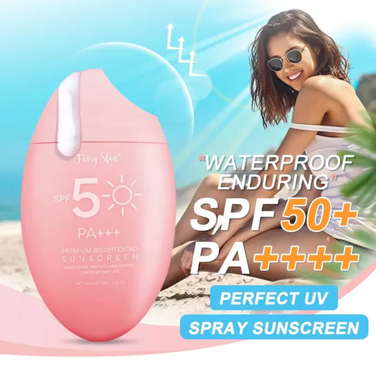 SPF 50 Body Sunscreen Light Thin Refreshing Sunscreen Protector Solar Sun Protection Cream Solar Blocker For Korean Women Face.