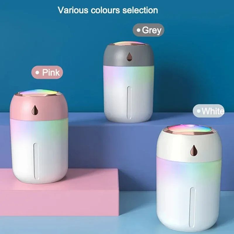 Air Humidifier Electric Aroma Diffuser LED Cool Light Mist For Home.