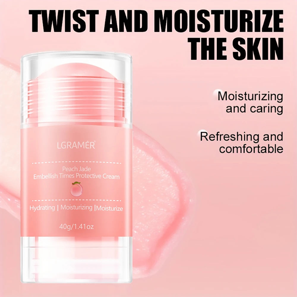 LGRAMER Peach Hand and Foot Cream Deeply moisturizes and nourishes the skin of the feet, gentle and non-irritating / anti-crack.