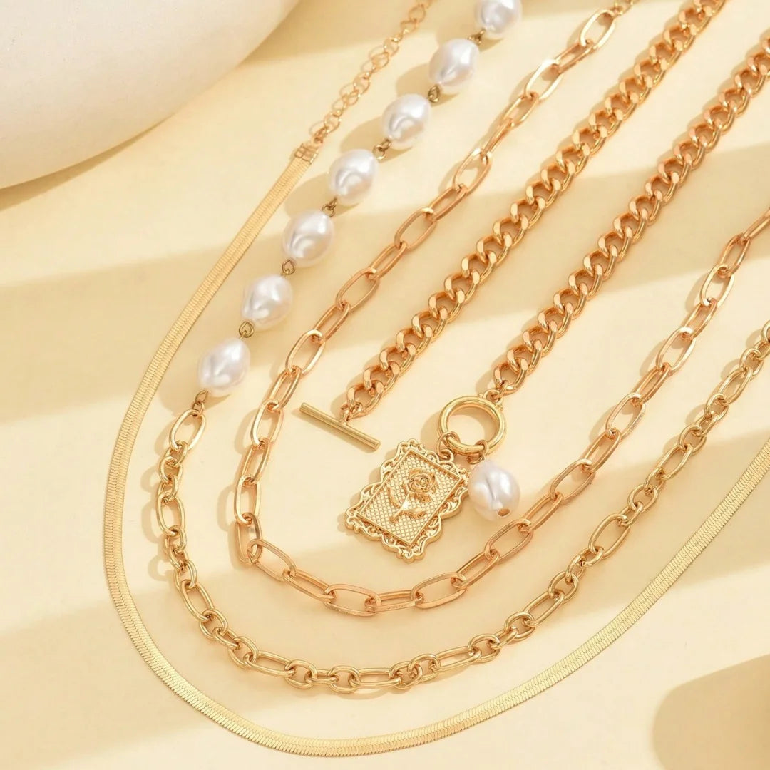 Bohemian Starfish Shell Pendant Necklace For Women.