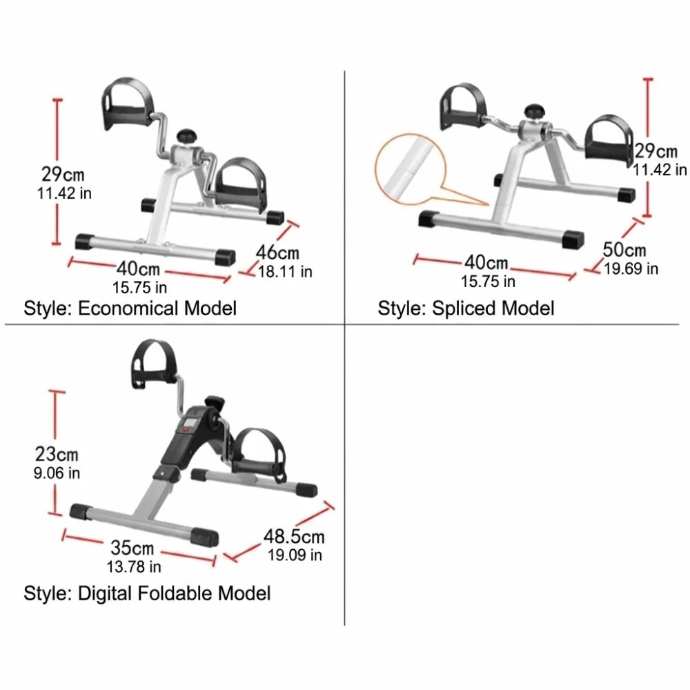 Leg Trainer Non-Slip Portable Mini cycle pedal Exercise.