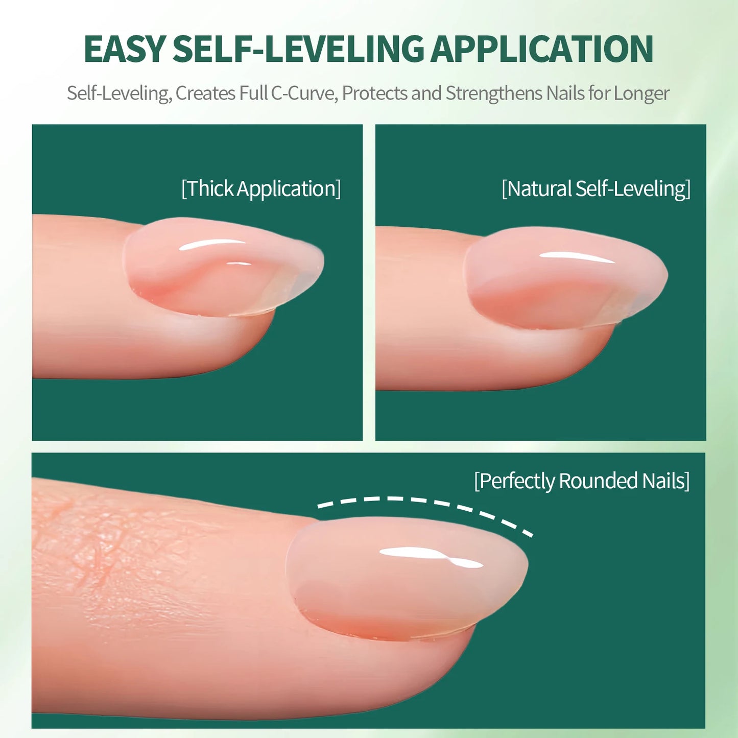 Nailpop Professional Multi-Functional Nail Building Gel For Fast Extension Nail Apex False Nail Tips Strengthener 250/15ml.